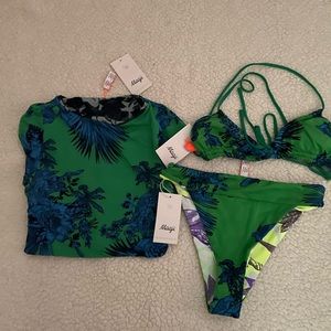 Brand new With tags Maaji bikini size Large and crop top size Medium